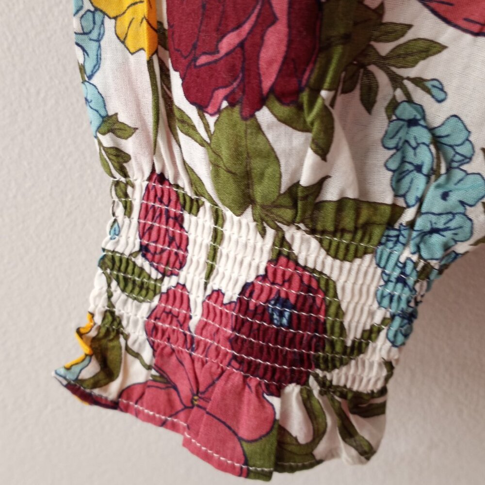 'Talbots' Floral Blouse S/P EUC - Picture 4 of 15